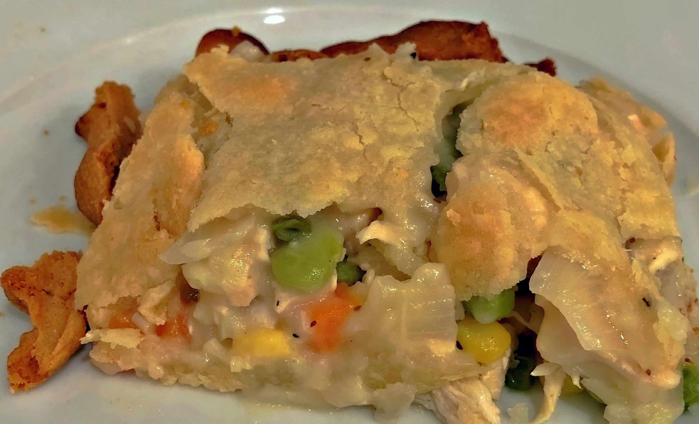 Chicken pot pie (kind of) and a twist!